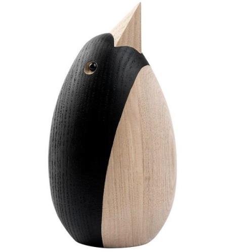 Novoform TrÃ¦figur - Penguin - Small - Natural Ash