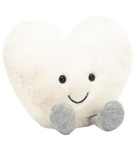 Jellycat Bamse - 12x11 cm - Amuseable Cream Heart small