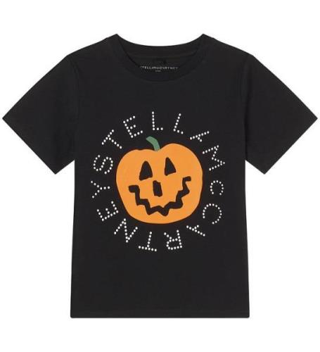 Stella McCartney Kids T-shirt - Sort m. GrÃ¦skar