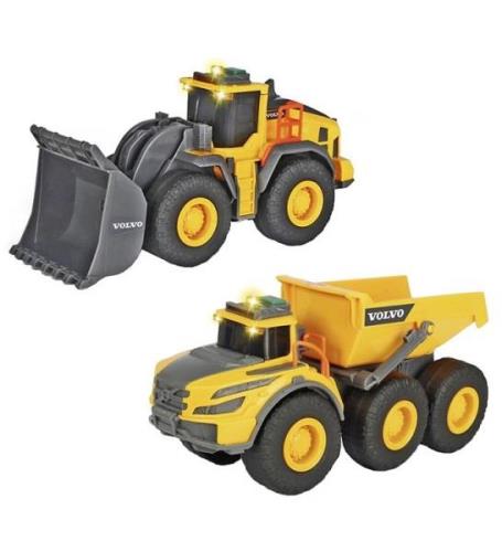 Dickie Toys Arbejdsbiler-sÃ¦t - Construction Twinpack - Lys/Lyd