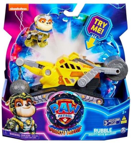 Paw Patrol LegetÃ¸jsbil m. Lyd/Lys - 18 cm - Movie 2 - Rubble Mig