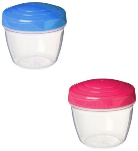 Sistema Beholdere - Yogurt 2-Pack - 150 ml - Pink/BlÃ¥