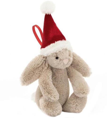 Jellycat Julepynt - 13x6 cm - Bashful Christmas Bunny