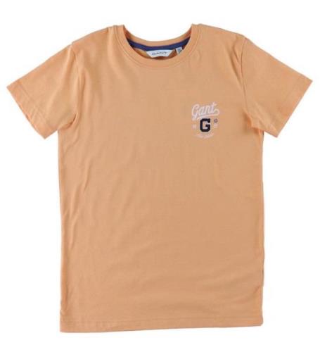 GANT T-shirt - Graphic -  Apricot