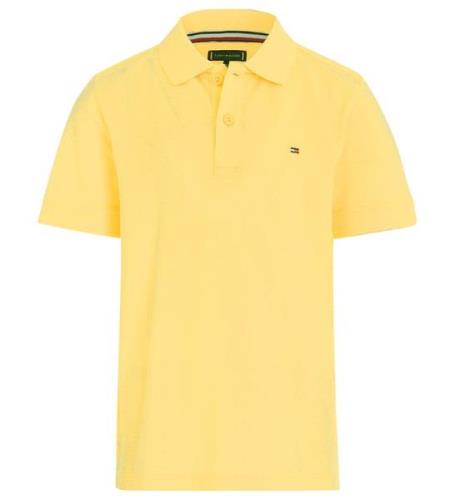 Tommy Hilfiger Polo - Flag Polo - Yellow Tulip