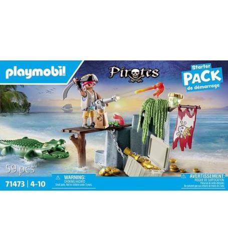 Playmobil Pirates - Pirat med Aligator - 71473 - 59 Dele