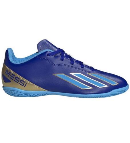 adidas Performance FodboldstÃ¸vler - X Crazyfast Club In - BlÃ¥/Gu