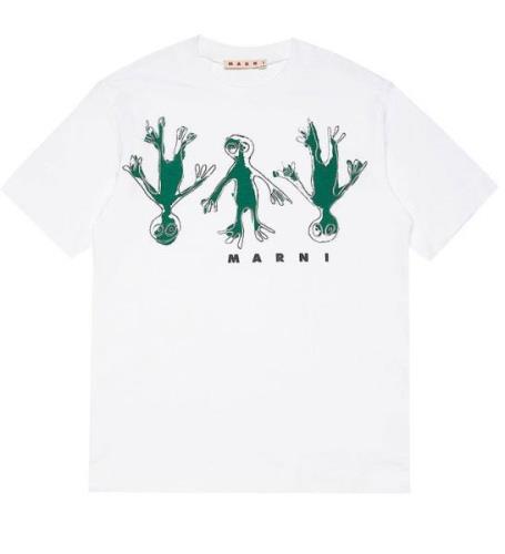 Marni T-shirt - Hvid/GrÃ¸n