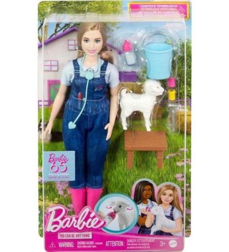 Barbie DukkesÃ¦t - 30 cm - Career - BondegÃ¥rdsdyrlÃ¦ge
