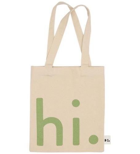 Design Letters Shopper - Lille - Hi - Natur/GrÃ¸n