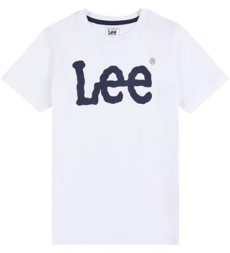 Lee T-Shirt - Wobbly Graphic - Bright White