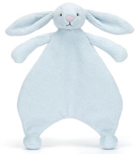 Jellycat Nusseklud - 27x20 cm - Bashful Bunny - Baby Blue