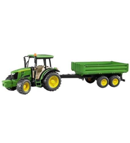 Bruder Arbejdsmaskine - John Deere 5115M m. Trailer - 2108