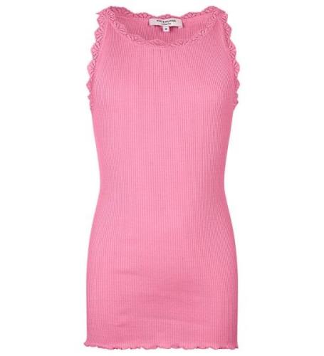 Rosemunde Top - Silke/Bomuld - Dolly Pink