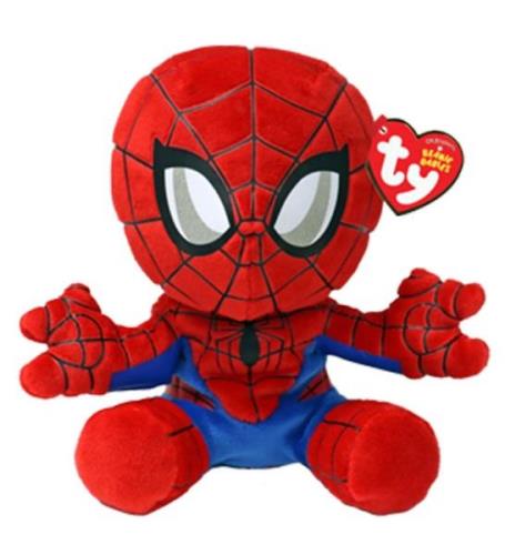 Ty Bamse - Beanie Babies - 15 cm - Marvel Spider-Man