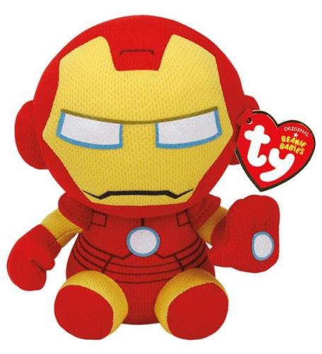 Ty Bamse - Beanie Babies - 15 cm - Marvel Iron Man