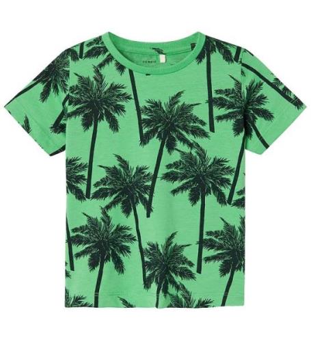 Name It T-shirt - NmmJusper - Green Spruce m. Print