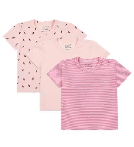 Hust and Claire T-shirt - 3-pak - Alda - Icy Pink m. Mariehøns