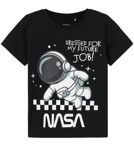 Name It T-shirt - NmmAbram NASA - Sort m. Print