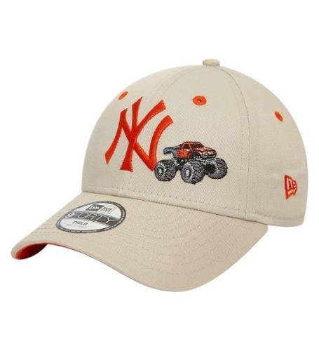 New Era Kasket - 9Forty - New York Yankees - Light Beige/Orange
