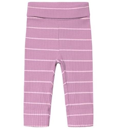 Name It Leggings - Rib - NbfKianna - Pastel Lavender