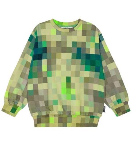 Molo Sweatshirt - Monti - Green Pixels