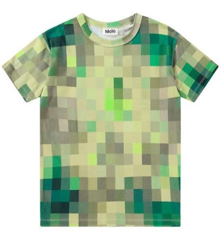 Molo T-shirt - Riley - Green Pixels