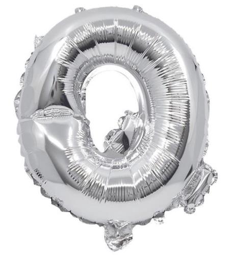 Decorata Party Foil Ballon - 33cm - Q - Sølv