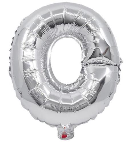 Decorata Party Foil Ballon - 32cm - O - Sølv