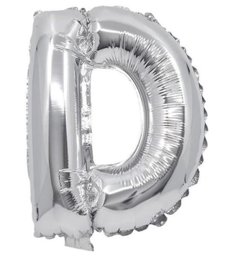 Decorata Party Foil Ballon - 32cm - D - Sølv