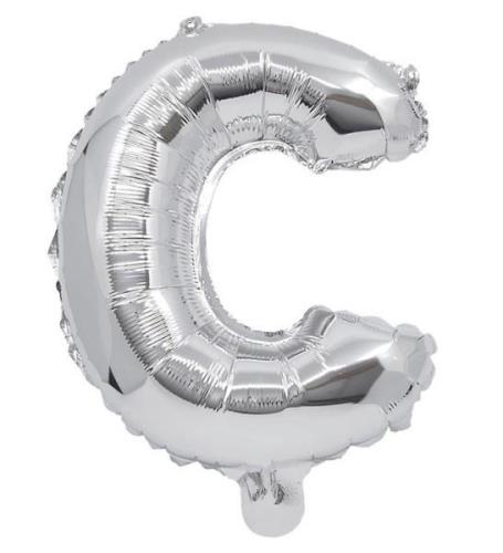 Decorata Party Foil Ballon - 31cm - C - Sølv