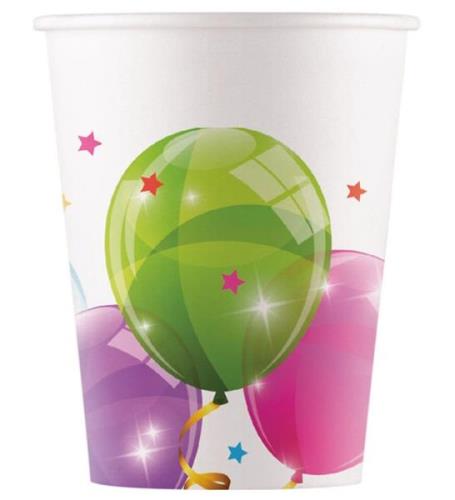 Decorata Party Papkrus - 8-pak - 200 ml - Sparkling Balloons