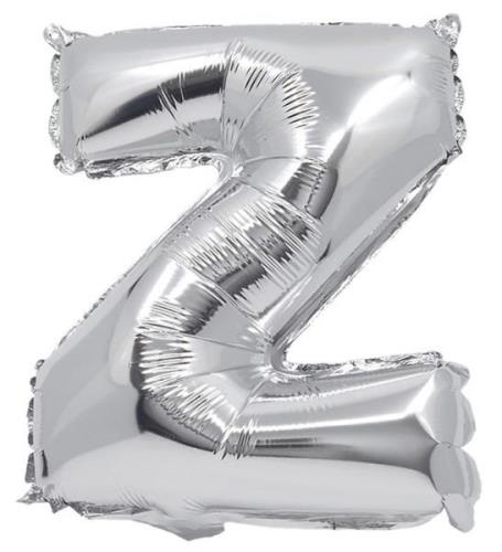 Decorata Party Foil Ballon - 30cm - Z - Sølv