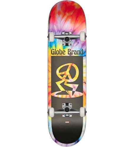 Globe Skateboard - Peace man mid- Spiral Dye/ Sort