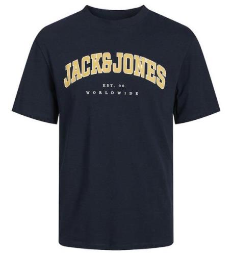 Jack & Jones T-shirt - JjeCaleb - Navy Blazer