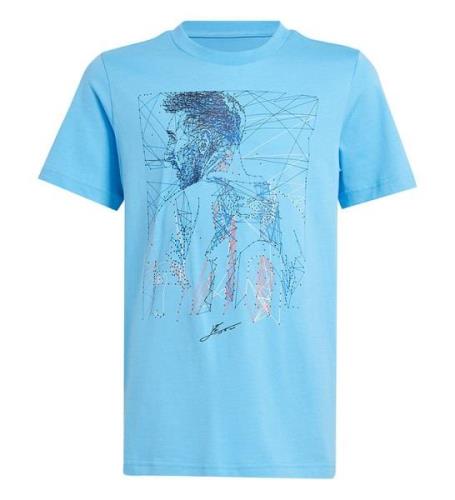 adidas Performance T-shirt - Y Messi G T - BlÃ¥