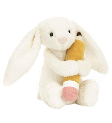 Jellycat Bamse - 18x9 cm - Bashful Bunny m. Pencil