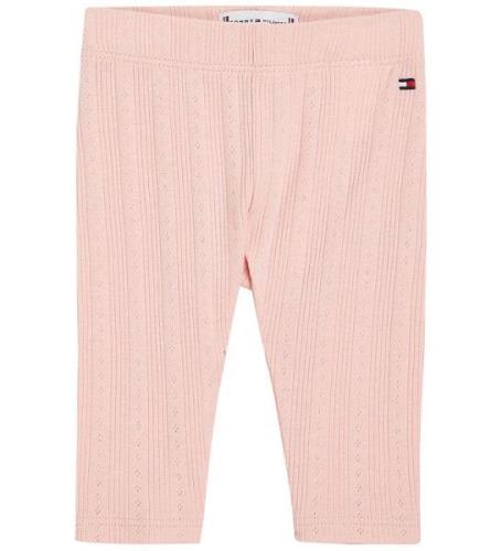 Tommy Hilfiger Leggings - Flower Pointelle - Soft Rose