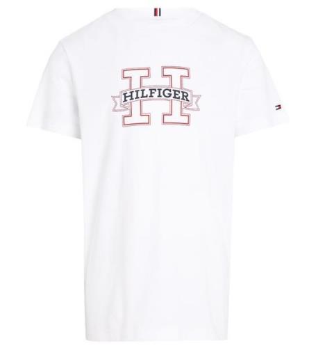 Tommy Hilfiger T-shirt - Print Regular - Hvid