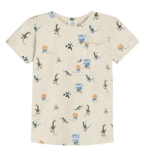 Hust and Claire T-shirt - Anker - Wheat Melange