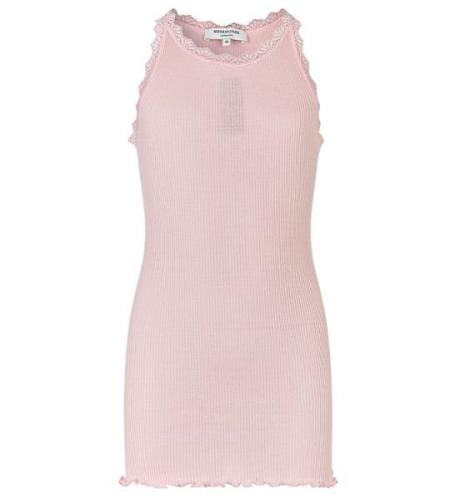 Rosemunde Top - Silke/Bomuld - Lotus Pink