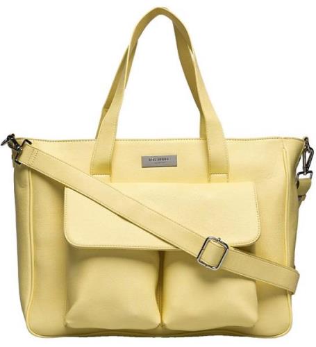 Rosemunde Shopper - Working - Vegan - Pastel Yellow/Silver