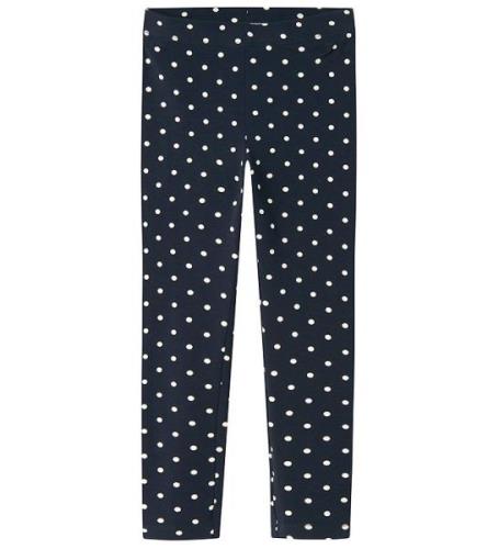 Name It Leggings - NkfVivian - Dark Sapphire/Dots