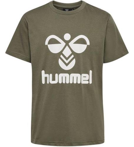 Hummel T-shirt - HmlTres - Dusty Olive