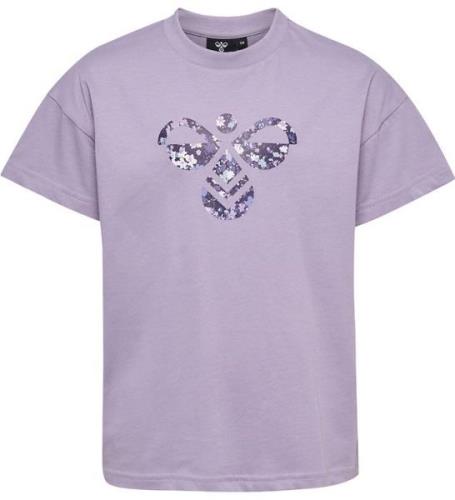 Hummel T-Shirt - HmlLibi - Lavender Gray