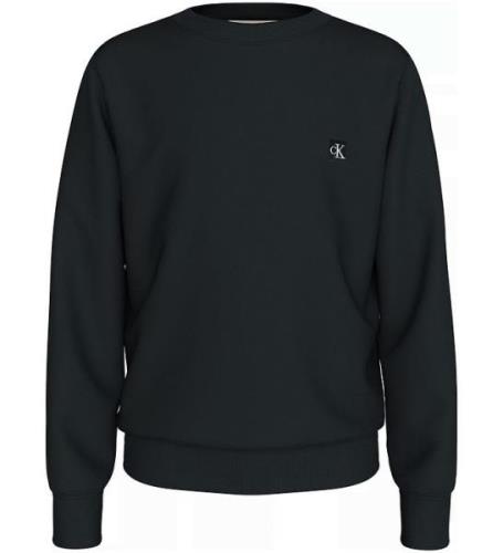 Calvin Klein Sweatshirt - Mono Mini Badge - Ck Black