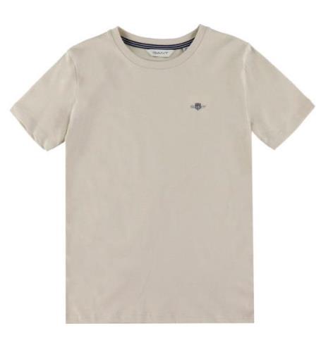 GANT T-shirt - Shield - Soft Oat