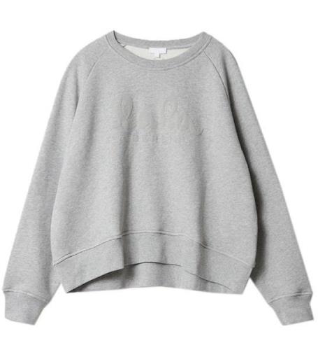 Lala Berlin Sweatshirt - Ijora - GrÃ¥meleret m. Logo