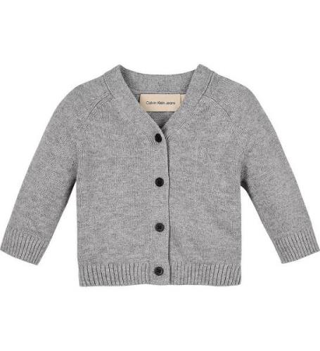 Calvin Klein Cardigan - Strik - Grey Heather