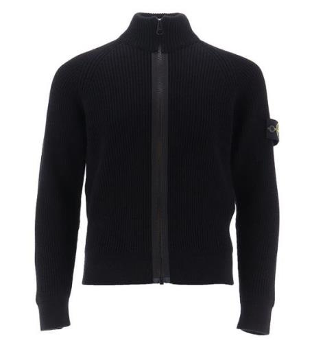 Stone Island Cardigan - Uld - Sort